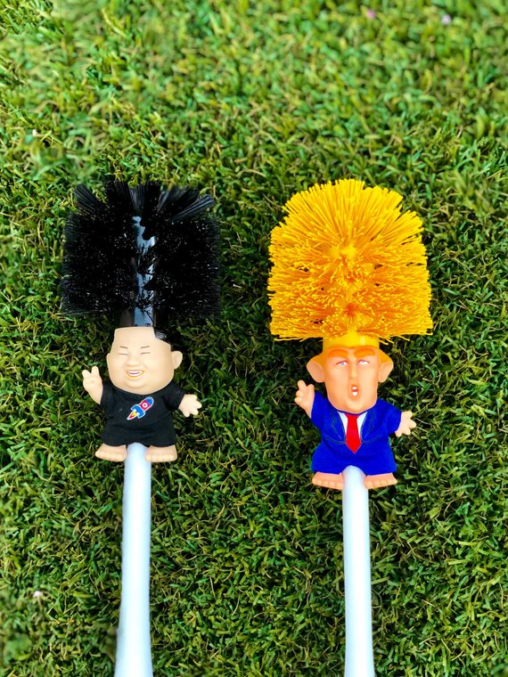 Funny Donald Trump Toilet Brush Image