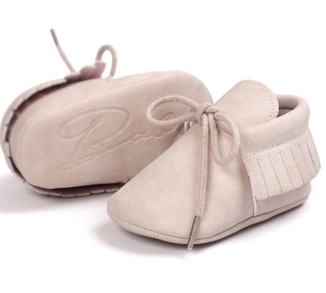 Small seven baby shoes leather soft baby shoes soft socks spring new Image