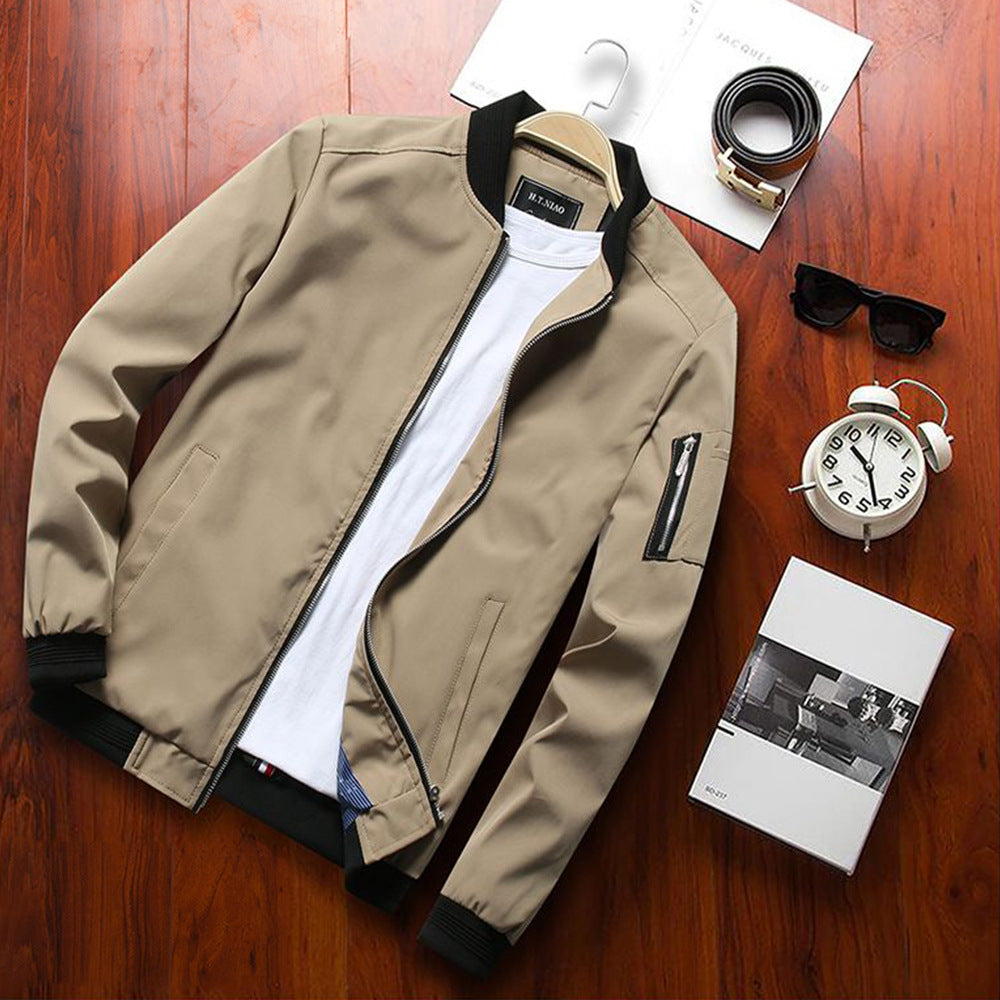 Jacket Casual Jacket Men's Baseball Uniform Youth Trend Image