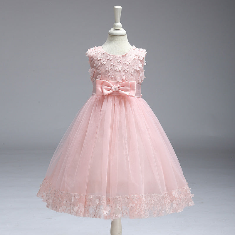 2021 Summer Skirt Kids Girls  Princess Tutu Flower Children Wedding Dress Wholesale Show Skirt Image