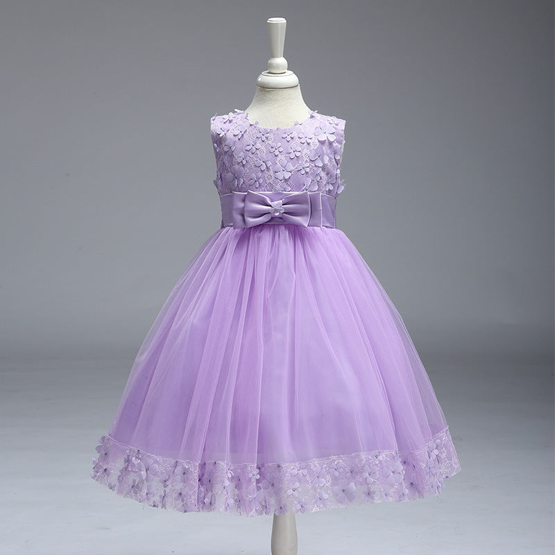 2021 Summer Skirt Kids Girls  Princess Tutu Flower Children Wedding Dress Wholesale Show Skirt