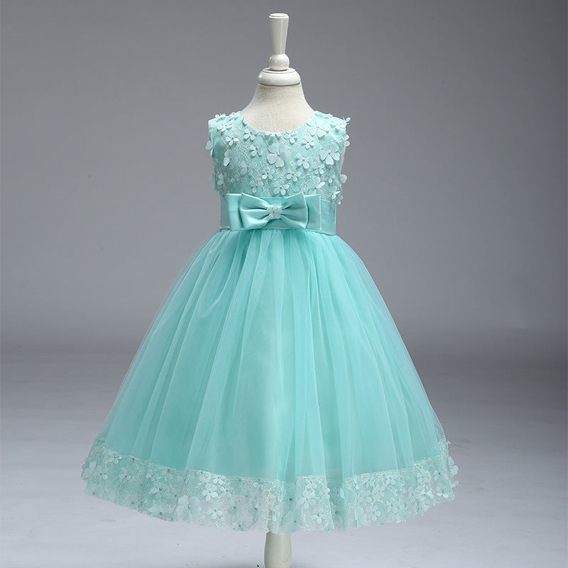 2021 Summer Skirt Kids Girls  Princess Tutu Flower Children Wedding Dress Wholesale Show Skirt Image