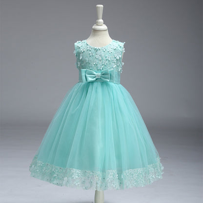 2021 Summer Skirt Kids Girls  Princess Tutu Flower Children Wedding Dress Wholesale Show Skirt