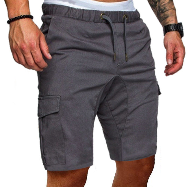 Casual tooling multi-pocket casual men's shorts Image