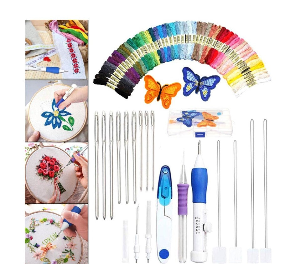 DIY Embroidery Set + 50 Threads Image