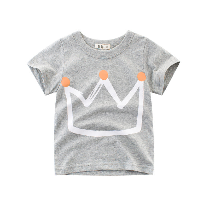 Summer New Boys' Short Sleeve T-shirt Children's T-shirt Image