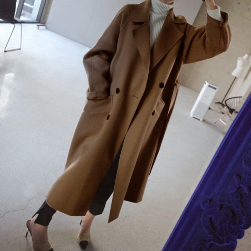 Womens Lapel Cashmere coat Image