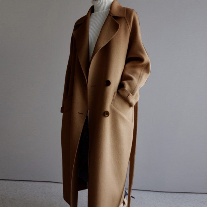 Womens Lapel Cashmere coat Image