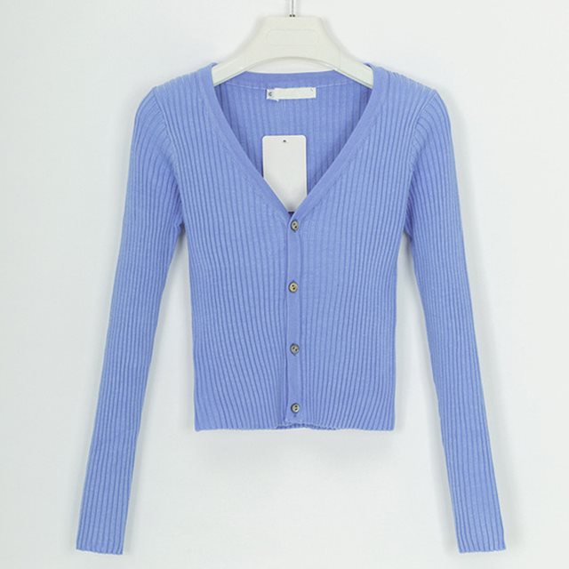 sweater cardigan women Slim sweaters Image