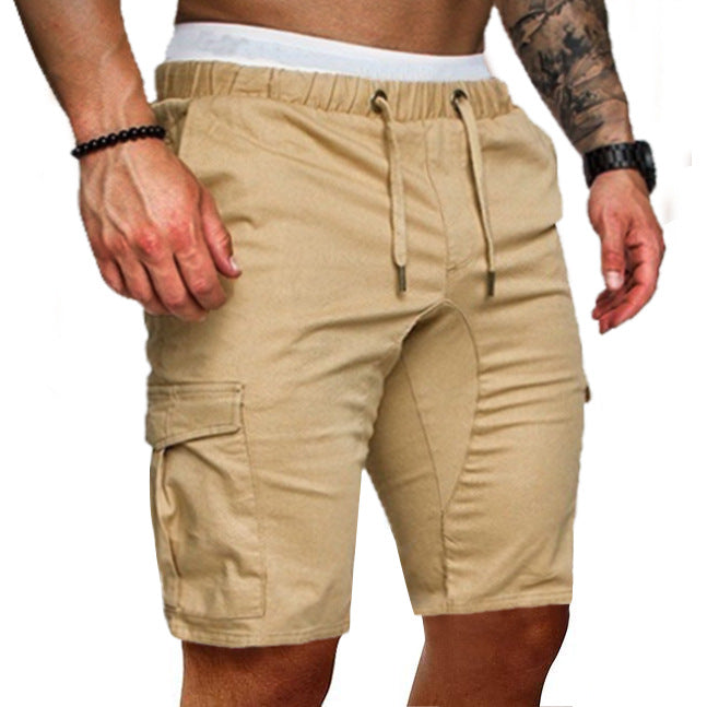 Casual tooling multi-pocket casual men's shorts Image