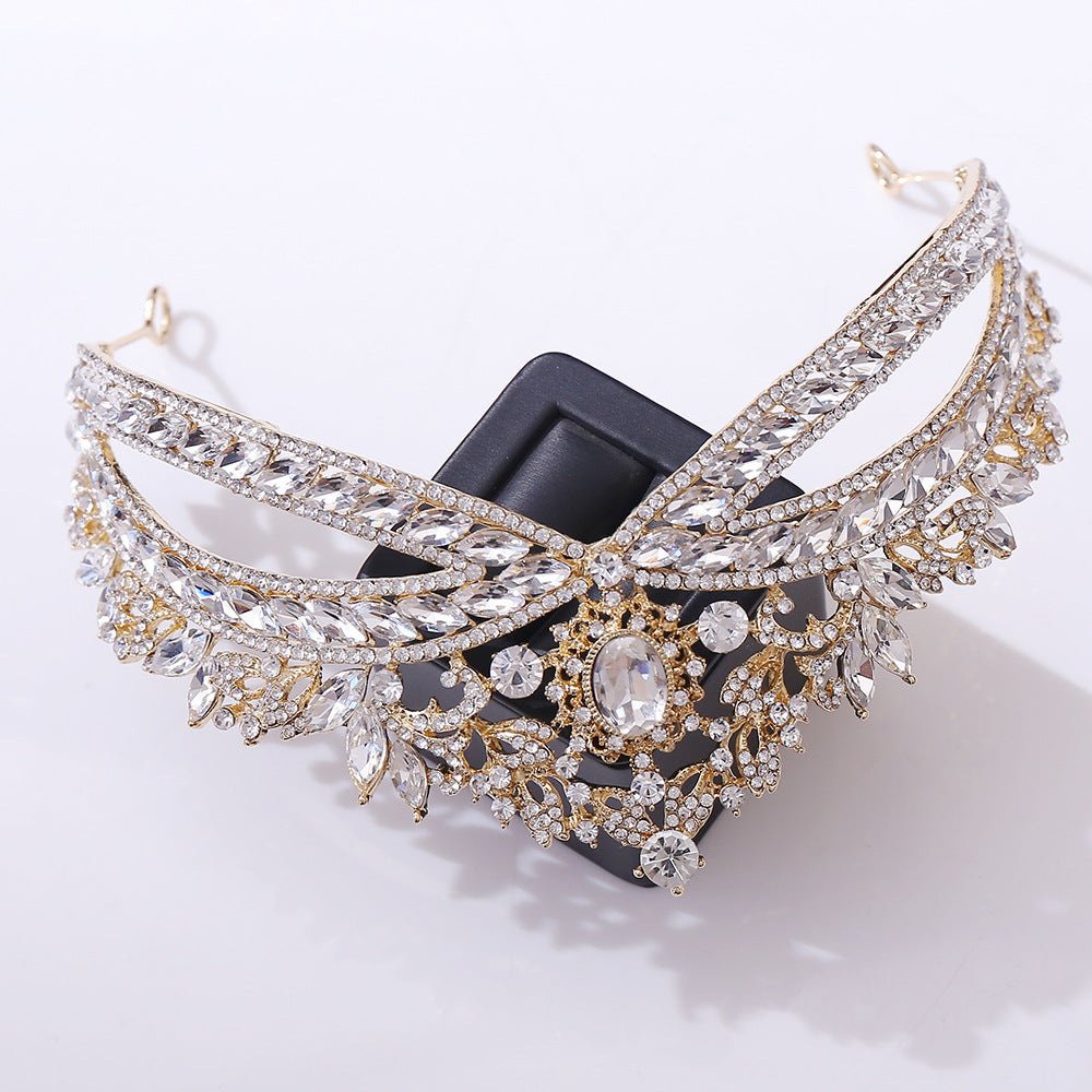 Wedding Crown Headdress Bridal Rhinestone Wedding Style Crown Accessories Image