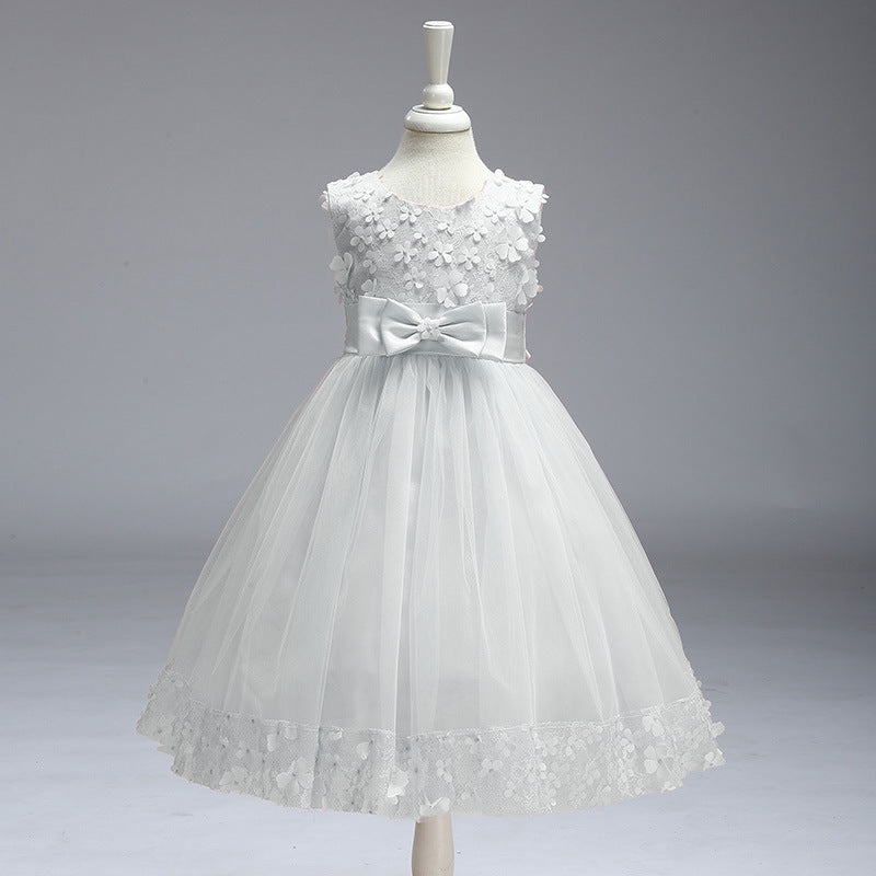 2021 Summer Skirt Kids Girls  Princess Tutu Flower Children Wedding Dress Wholesale Show Skirt Image