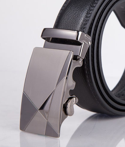 Men's leather factory direct belt buckle leather belt men's automatic belt belt wholesale business