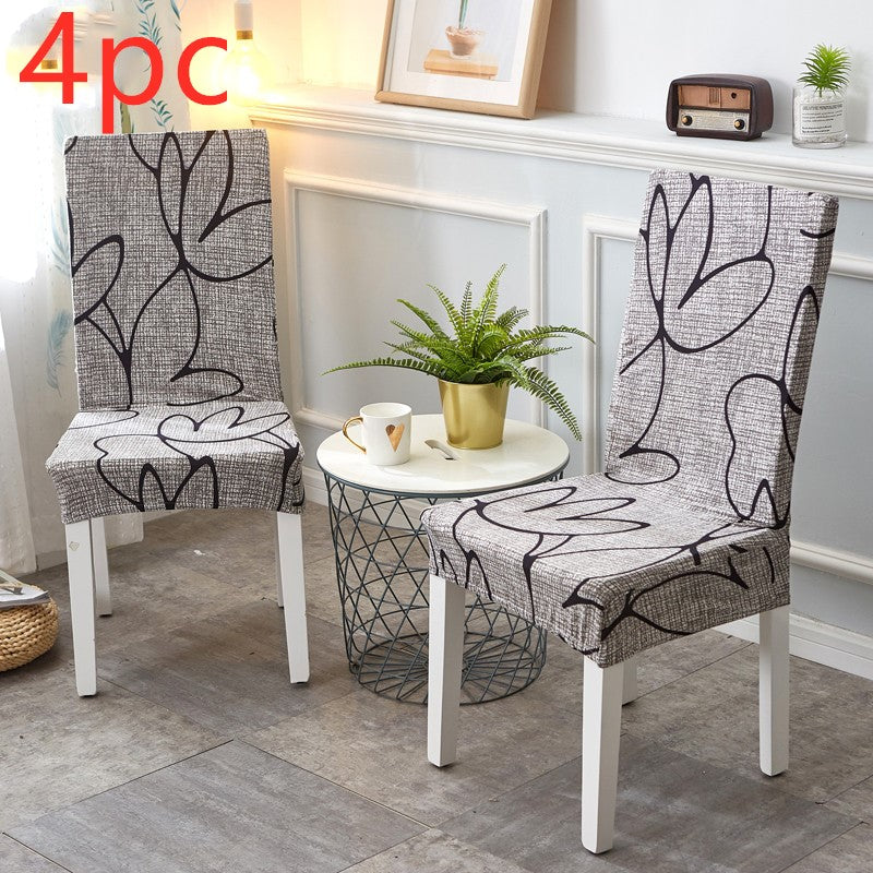 Stretch Elastic Chair Covers For Wedding Dining Room Office Banquet Housse De Chaise Chair Cover Image