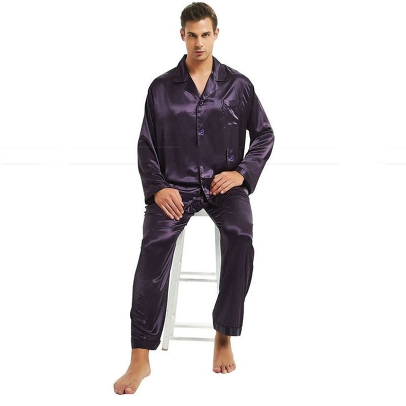 Pajamas Nightgown Loose Homewear Men Winter Sleepwear Image