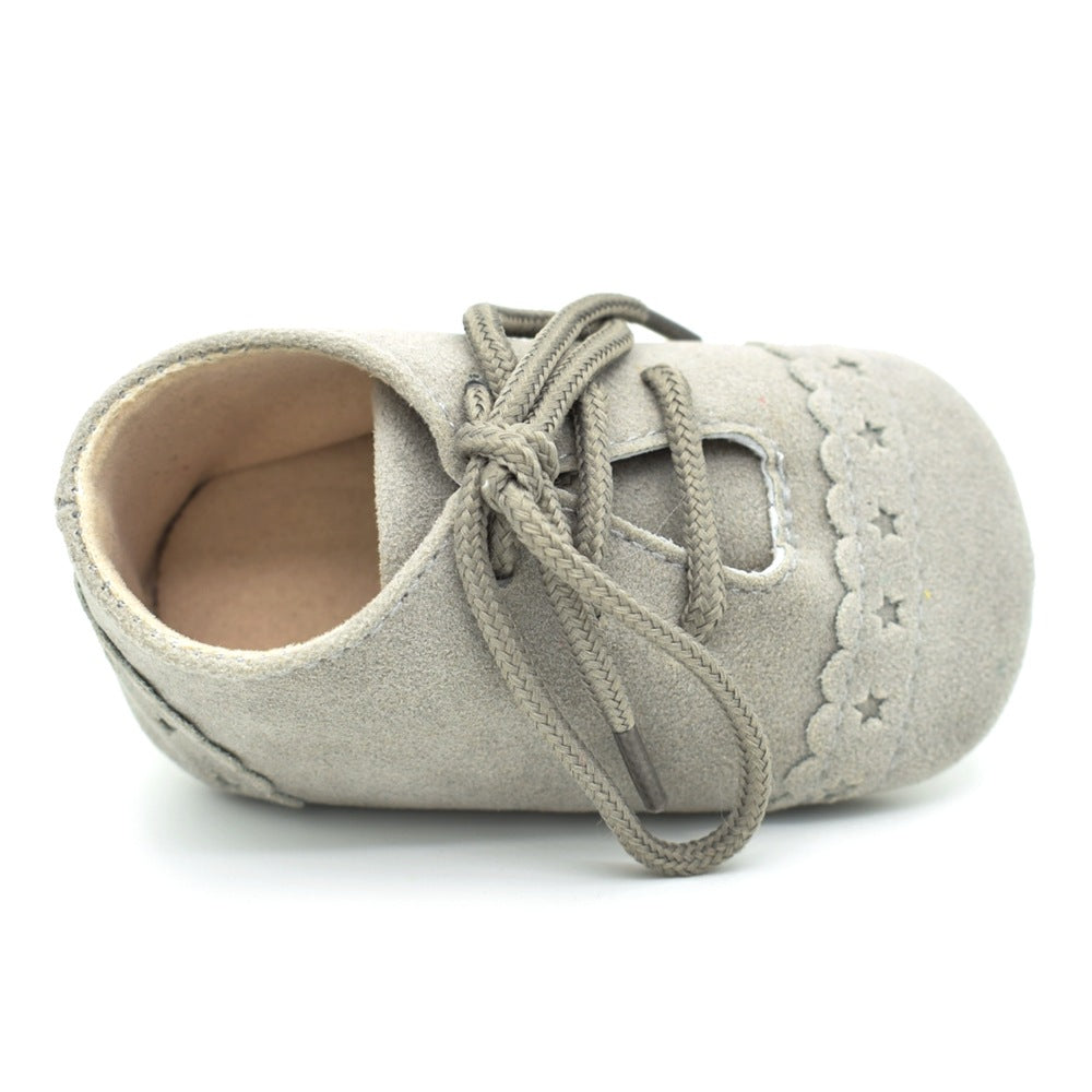 2021 Spring And Autumn Lace Leisure, 0-1 Year Old Baby Toddler Shoes, Soft Soles Baby Shoes Image