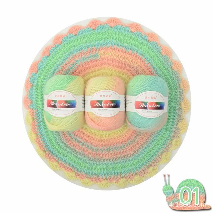 Rainbow ball of yarn Image