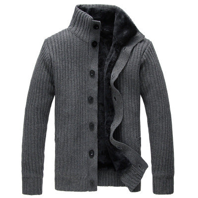 Sweater Men Coats Winter Warm Shirt Thick Jacket Image