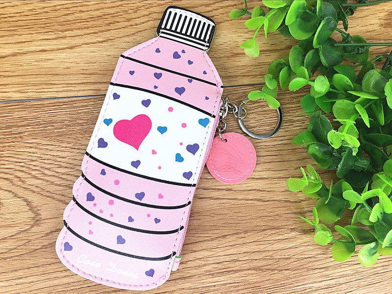 Korea creative drinks ice cream Mini Purse children coin Keychain small bag bag bag Image