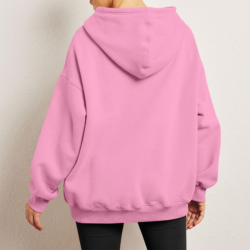 Women's Oversized Hoodies Fleece Loose Sweatshirts With Pocket Long Sleeve Pullover Hoodies Sweaters Winter Fall Outfits Sports Clothes Image