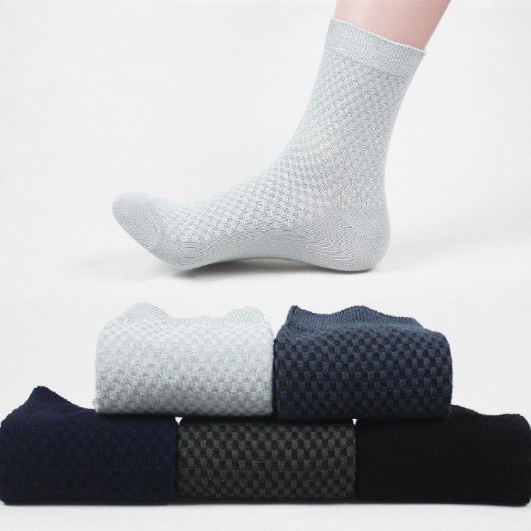 Socks men's new bamboo fiber men's socks Image