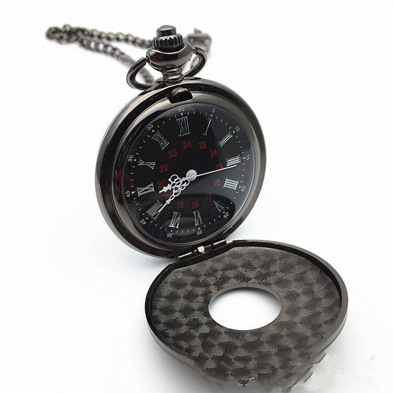 Classic Roman Double Display Pocket Watch Image