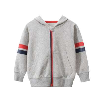 Boy's zipper sweater baby clothes