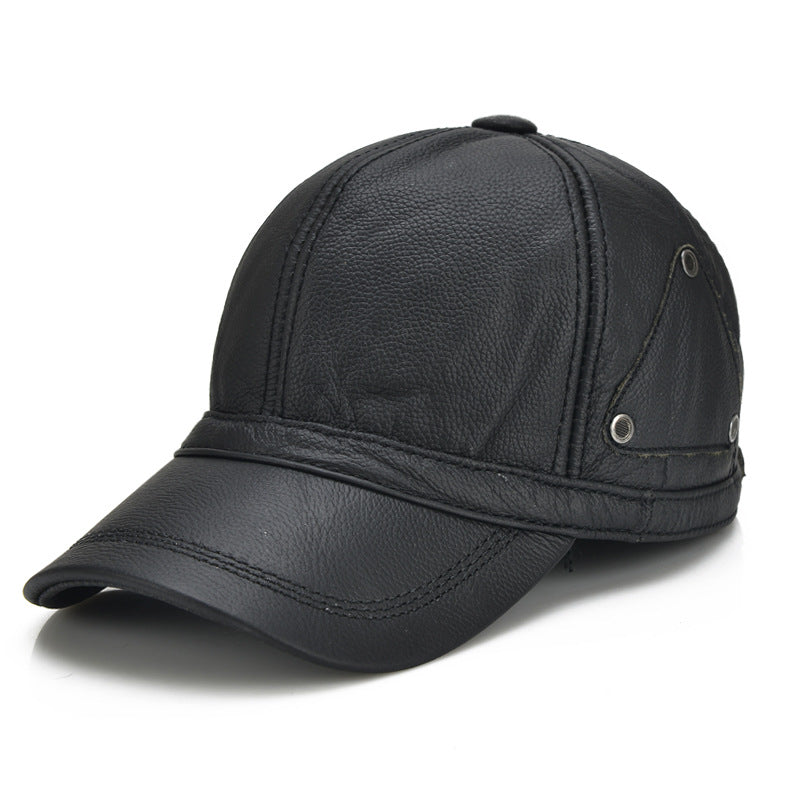 Men's winter warm padded baseball cap Image