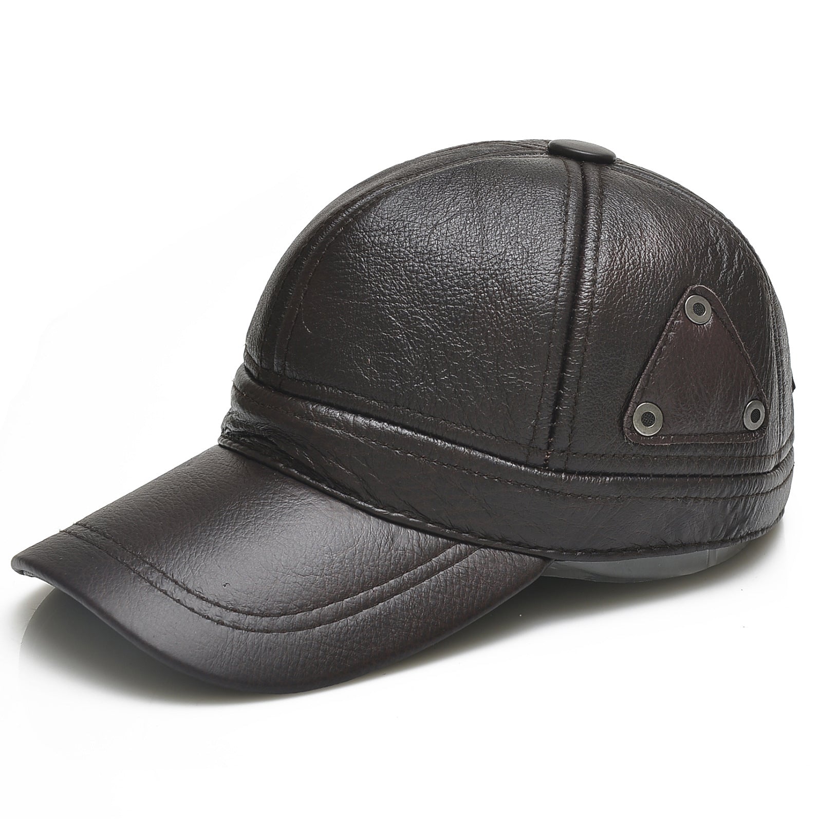 Men's winter warm padded baseball cap Image