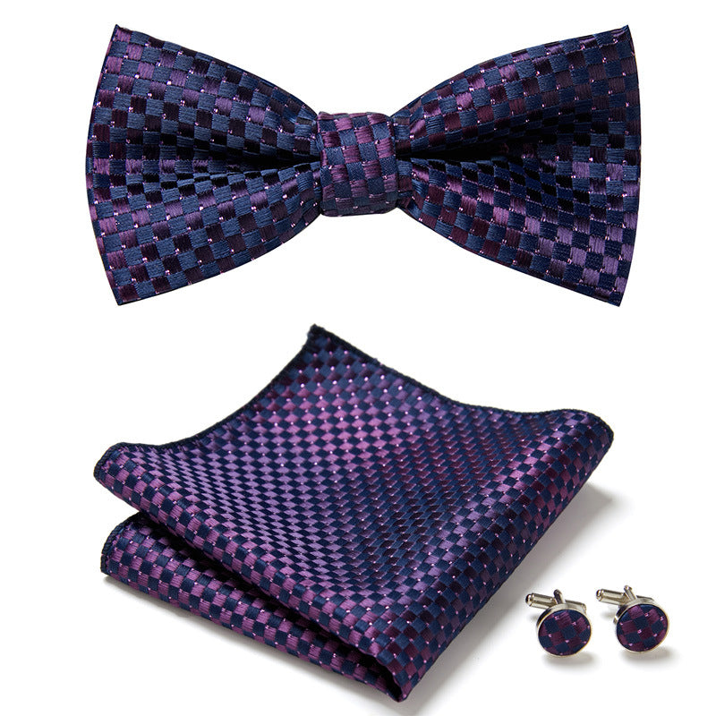 Three Piece Set Of Stylish Bow Ties Image