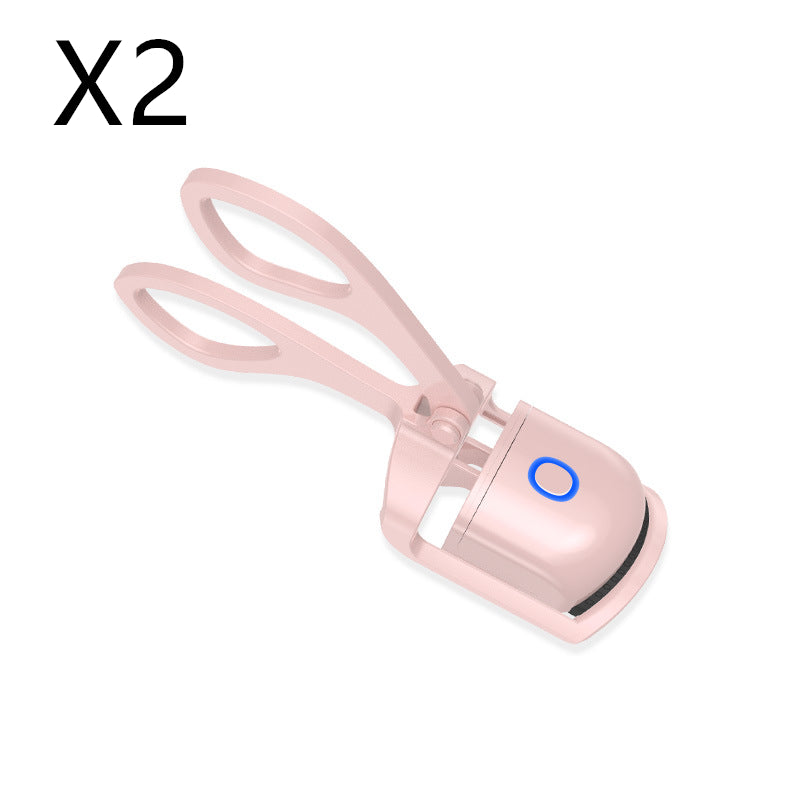 Heated Eyelash Curler Electric Temperature Control Mini Eyelash Curler Electric Portable Charging Image