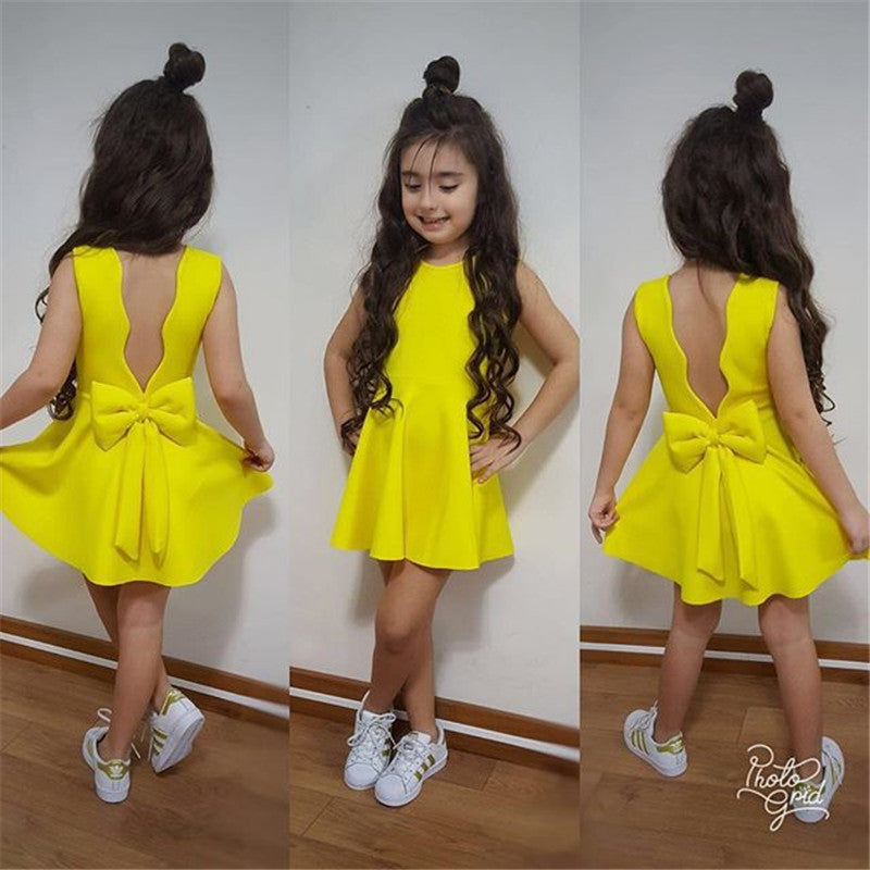 Kids Clothes Dress Baby Sleeveless Girl Clothing Years Image