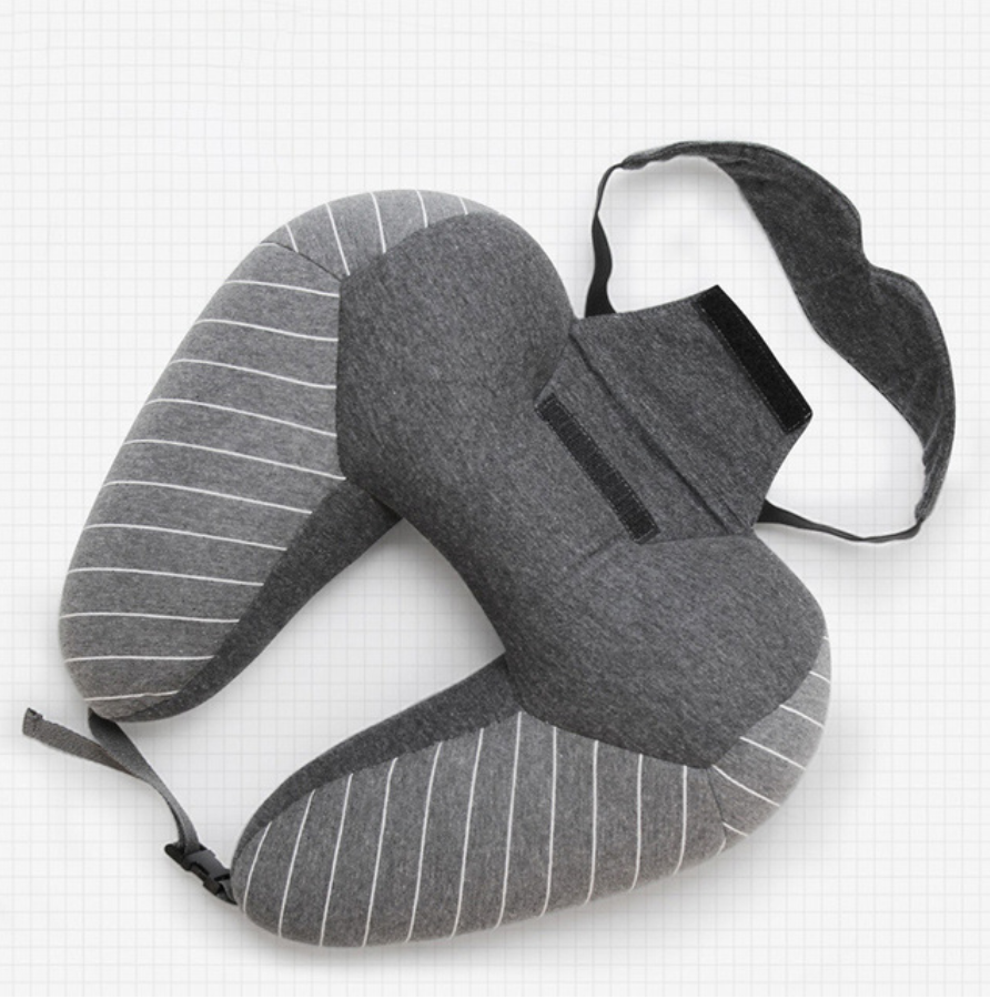 Travel pillow foam particle pillow u-shapedcervical neck pillow lumbar pillow Image