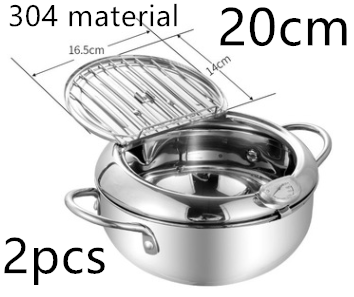 Stainless Steel Telescopic Folding Basket Frying Basket French Fries Degreasing Kitchen Tool Image