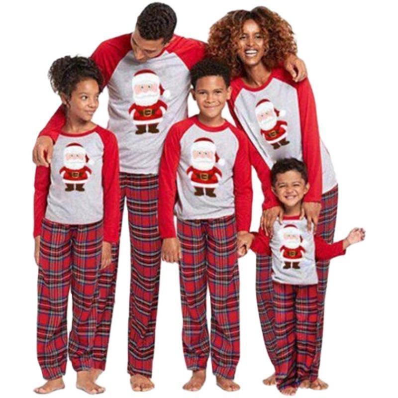 Christmas family parent-child dress home cartoon Christmas clothes Image