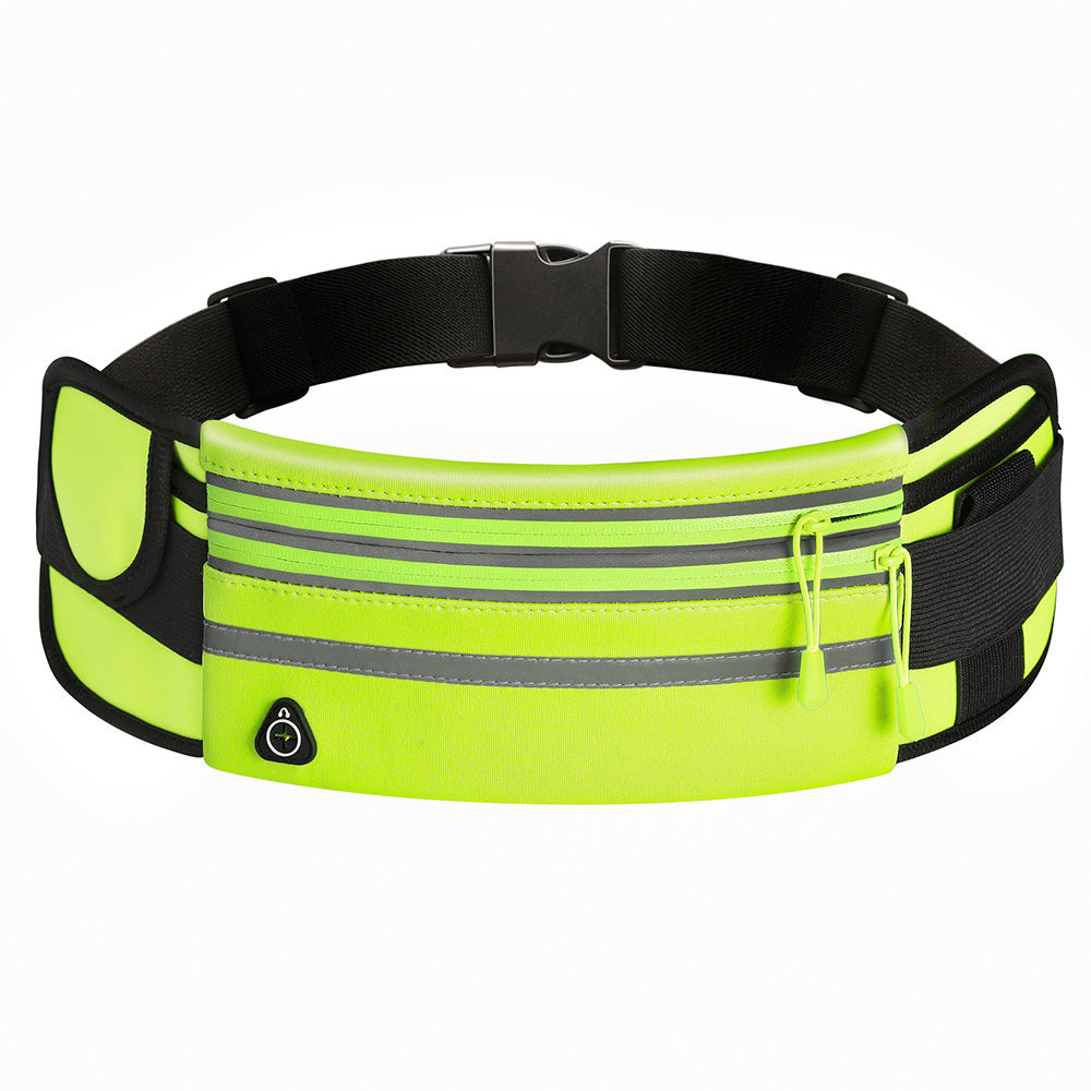 Double Zippers Waist Bags Waterproof Sports Running Fanny Pack Image