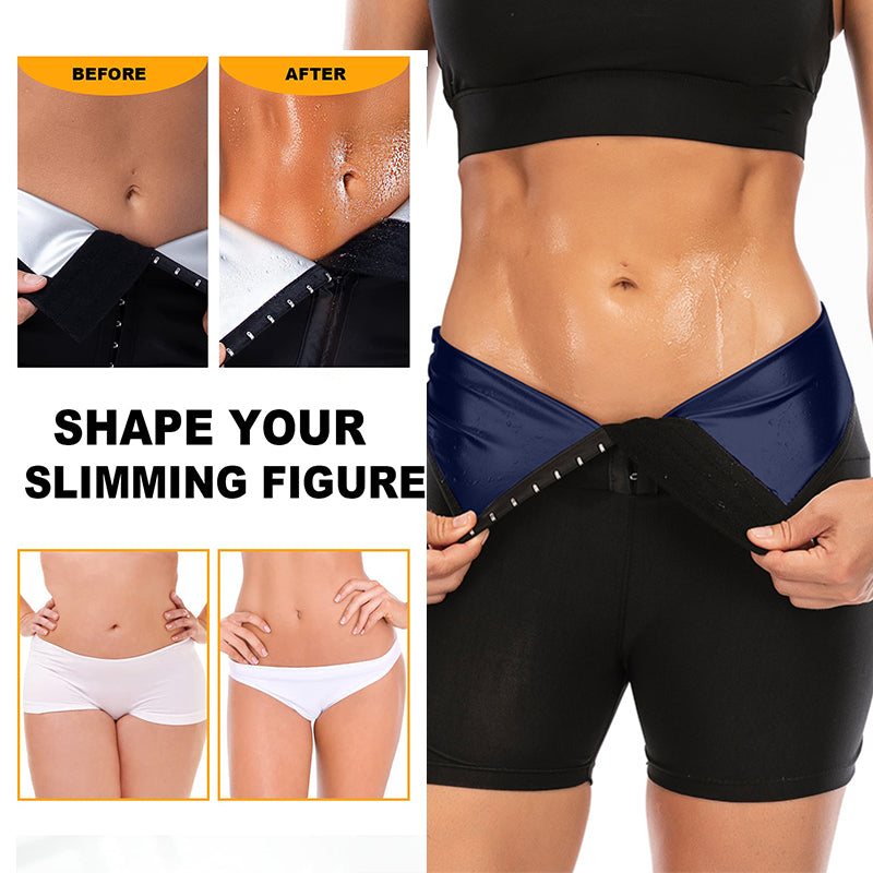 Slimming Pants Waist Trainer Shapewear Tummy Hot Thermo Sweat Leggings Fitness Workout Sweat Sauna Pants Body Shaper Image