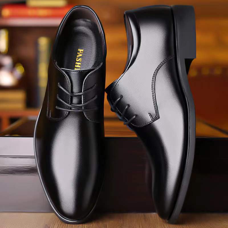 Men's Casual Business Formal Wear Leather Shoes Image