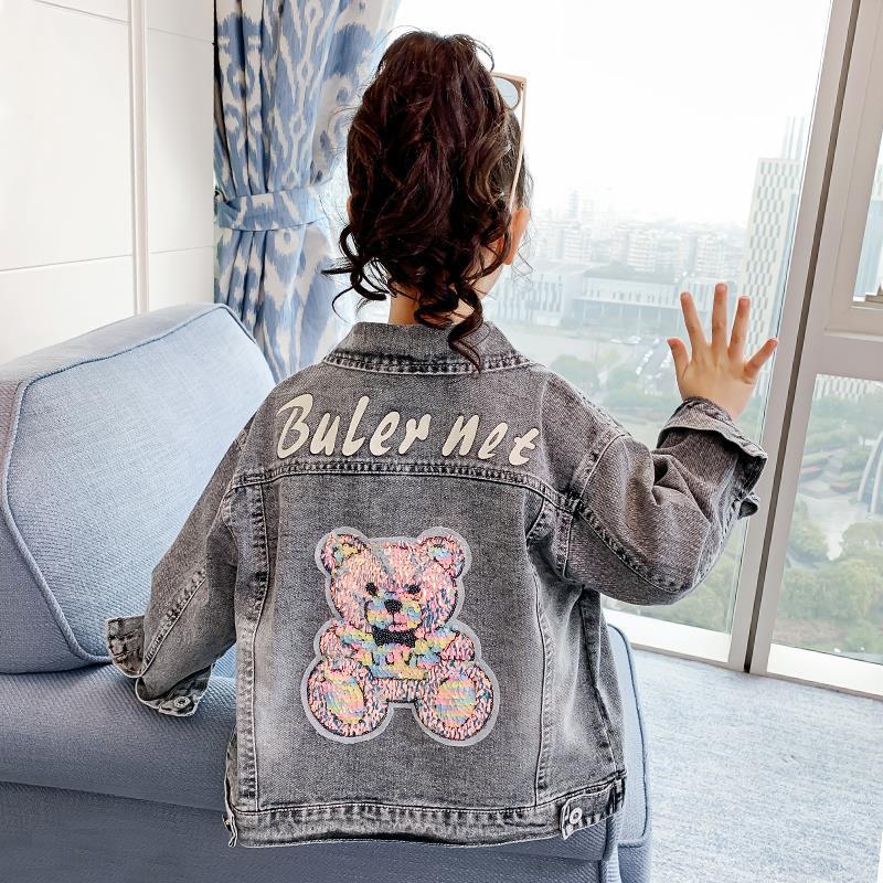 Cartoon Jacket Clothes Children Denim Tops Image