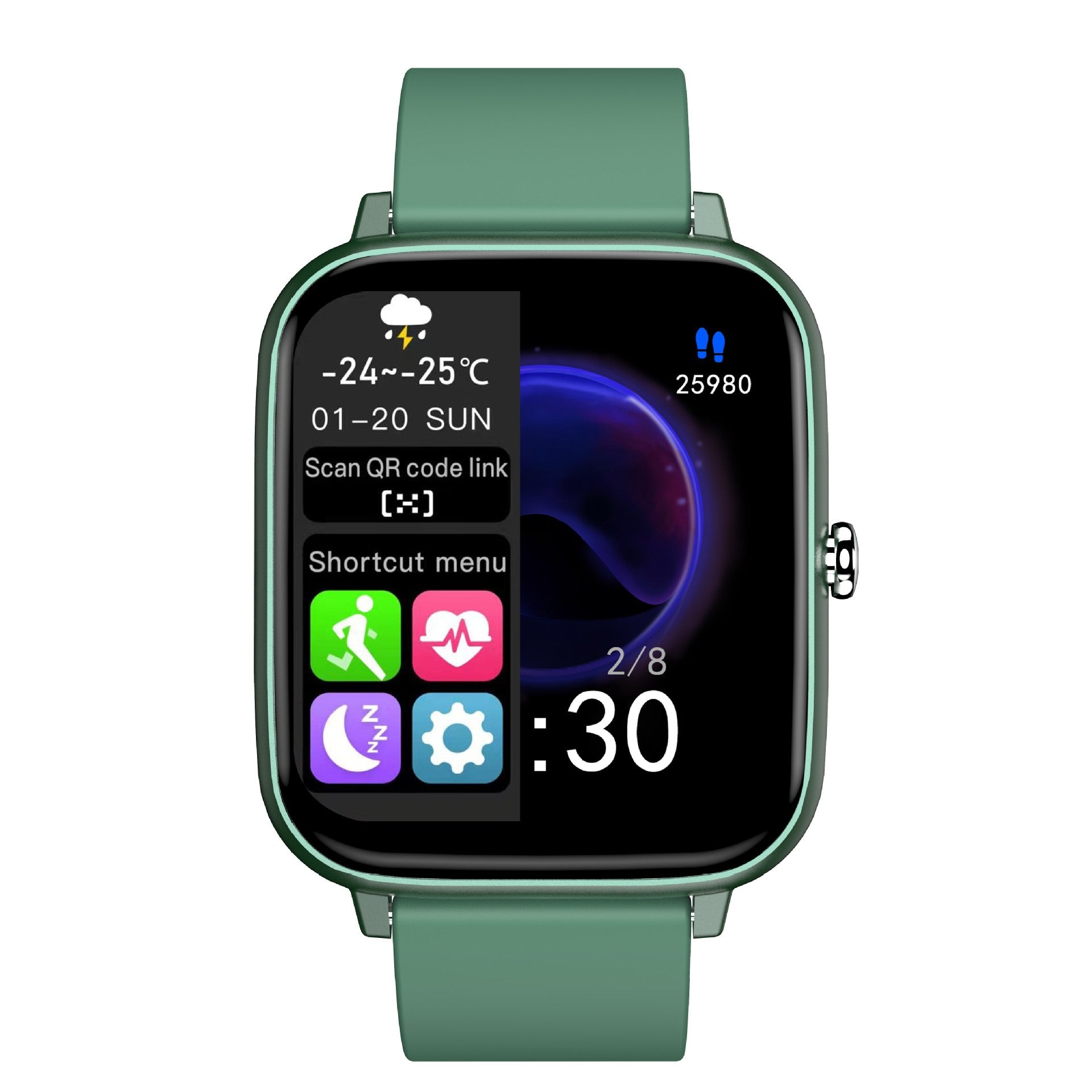 Smartwatch Bluetooth Calling Music Playback Full Touch Mode Image