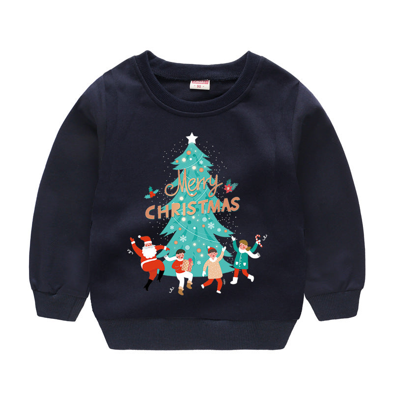 Christmas Casual Children Sweater Holiday Clothing Image