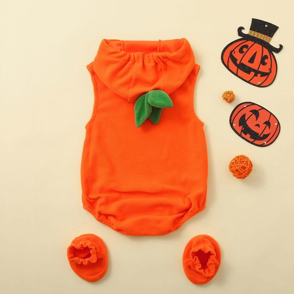 Baby Clothes Fashion Cosclothes Halloween Costume Pumpkin Cosplay Halloween Jumpsuit Image