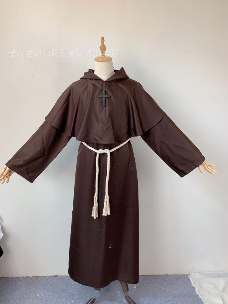 Medieval Monk Clothes Monk Robe Wizard Clothes Priest Clothes Image