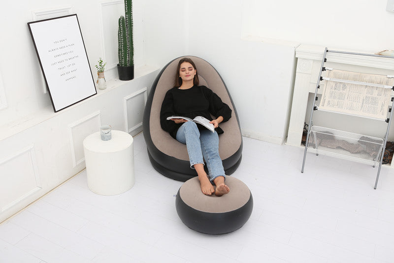 Lazy Bean Bag with Inflatable Folding Sofa Image