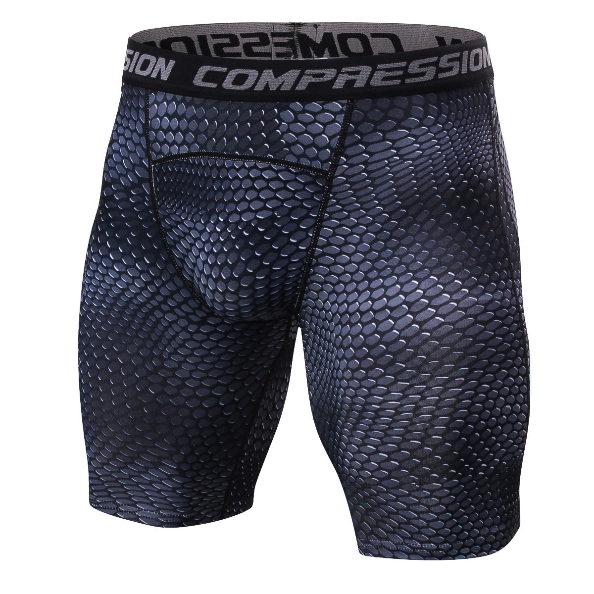 Breathable compression shorts men's MMA fitness training leggings Image