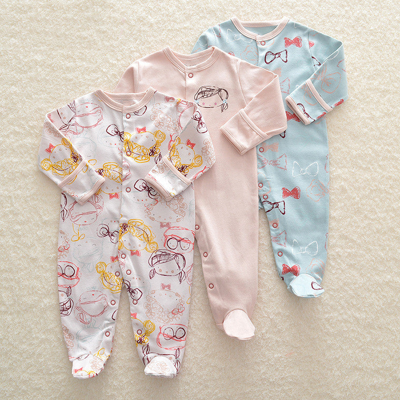 Baby crawling suit baby onesies Image