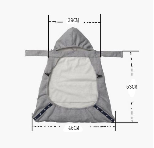 Windproof Baby Backpack Blanket Baby Sling Image