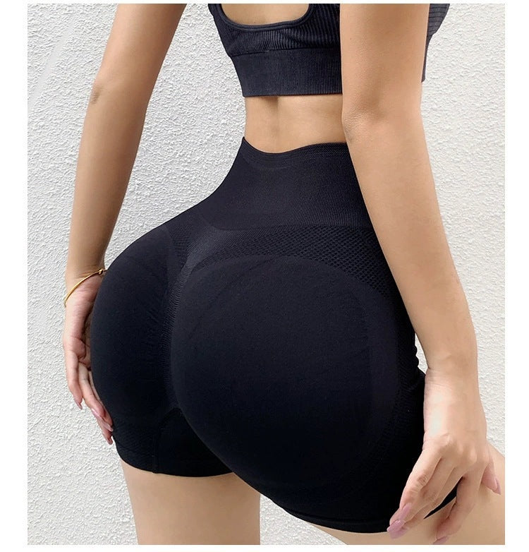 Fitness Yoga Shorts Pants Butt Lifting Seamless Leggings Women Gym Image