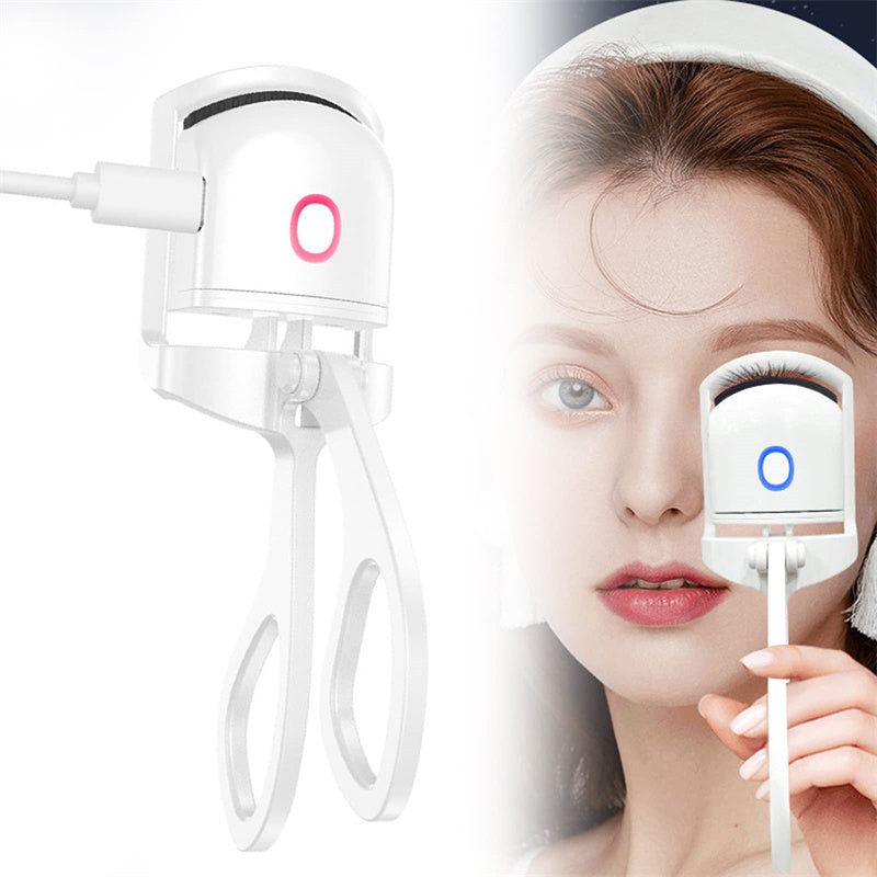 Heated Eyelash Curler Electric Temperature Control Mini Eyelash Curler Electric Portable Charging Image