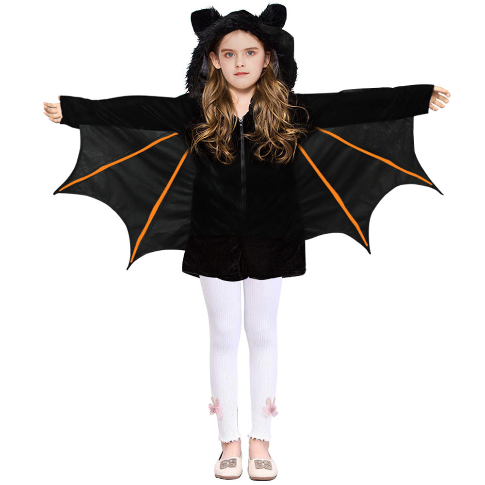 New Halloween Kids Costume Bat Cape Image